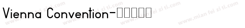 Vienna Convention字体转换